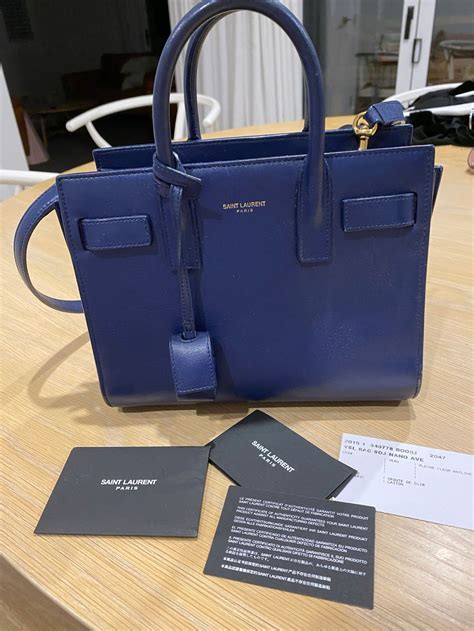 ysl sac de jour blue